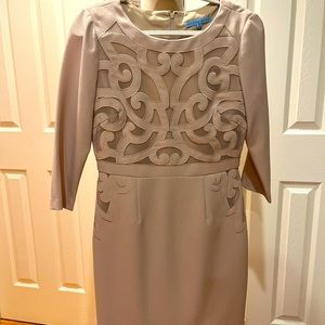 Completely lined, 3/4 sleeve tailored dress